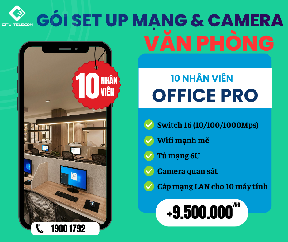 GÓI OFFICE PRO - 10 NHÂN VIÊN